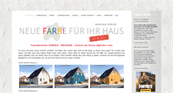 Desktop Screenshot of haus-farbe.de