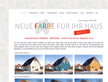 Tablet Screenshot of haus-farbe.de